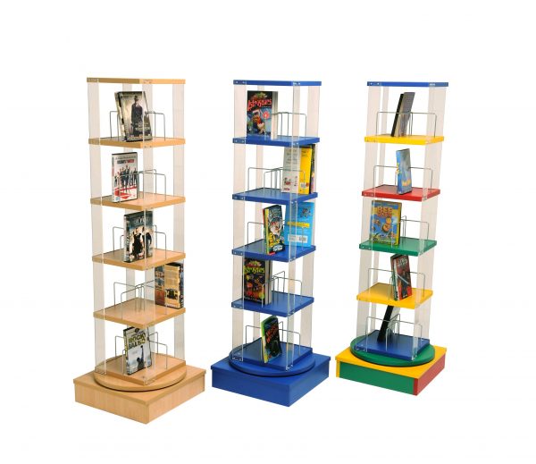 Low CD Spinner | Educational Library Furniture | United Kingdom