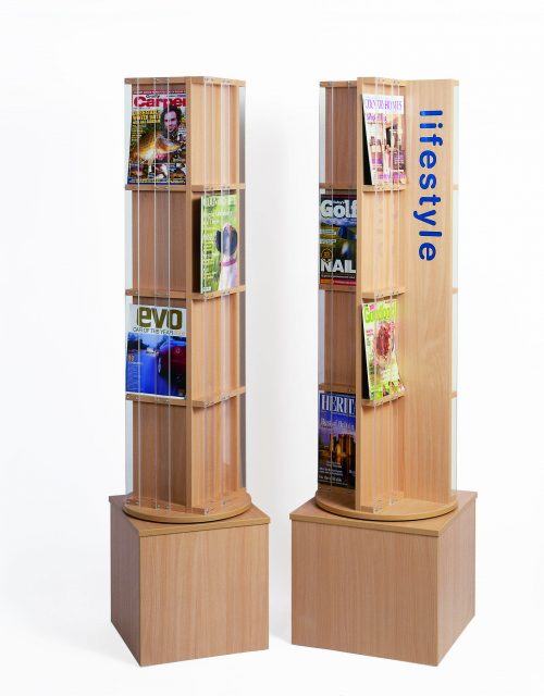 Magazine Display Spinner | Educational Library Furniture | United Kingdom